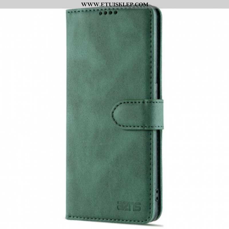 Etui Folio do Oppo Reno 6 5G Azns Couture Z Efektem Skóry